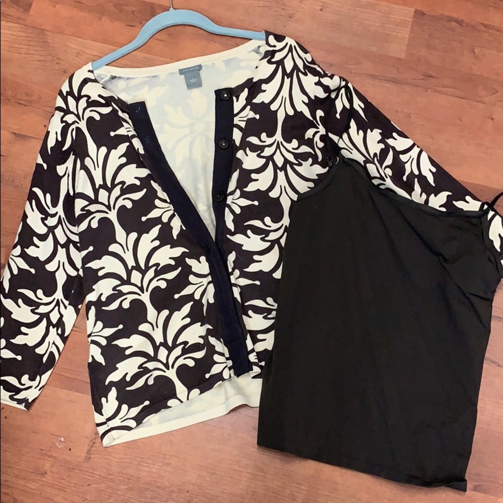 Ann Taylor Sweater & Cami (size L & M)